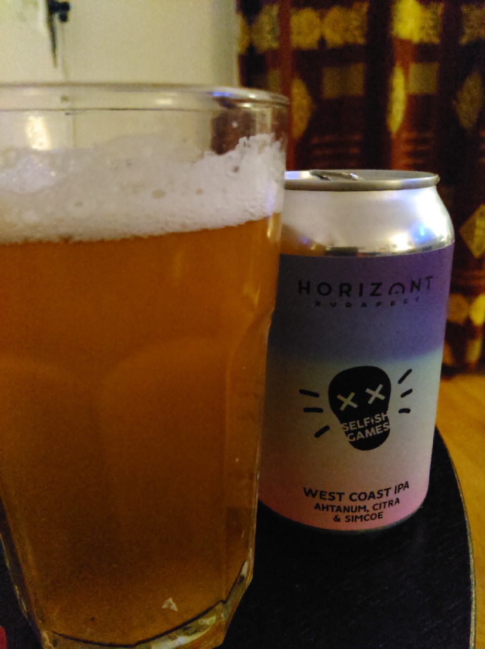 Selfish Games - West Coast IPA Anathum, Citra & Simcoe, Hungary