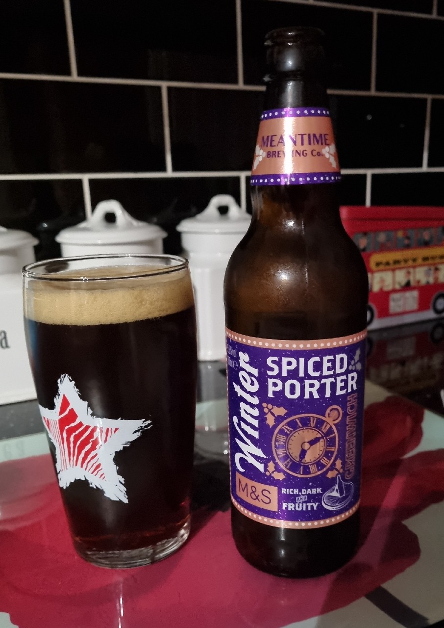 Winter spiced porter, England