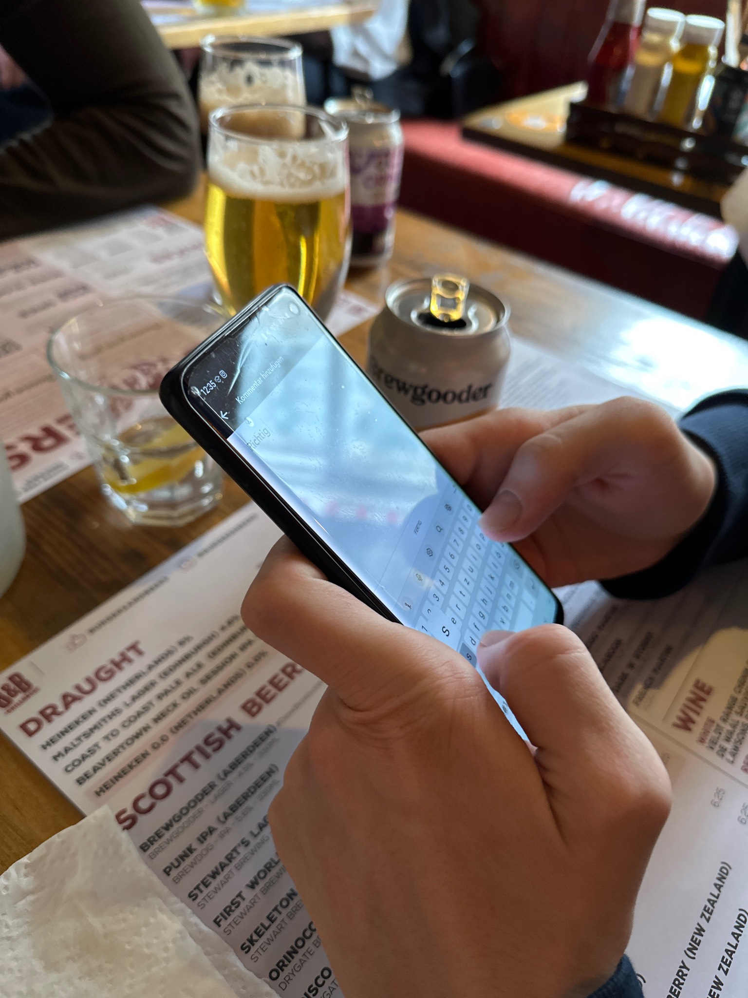 Clean Water Lager, Scotland