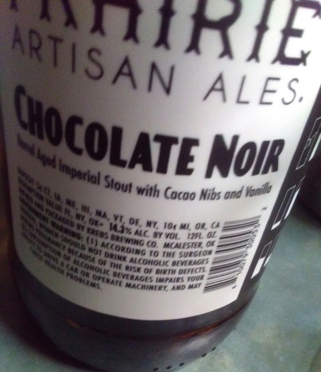 Chocolate Noir, United States