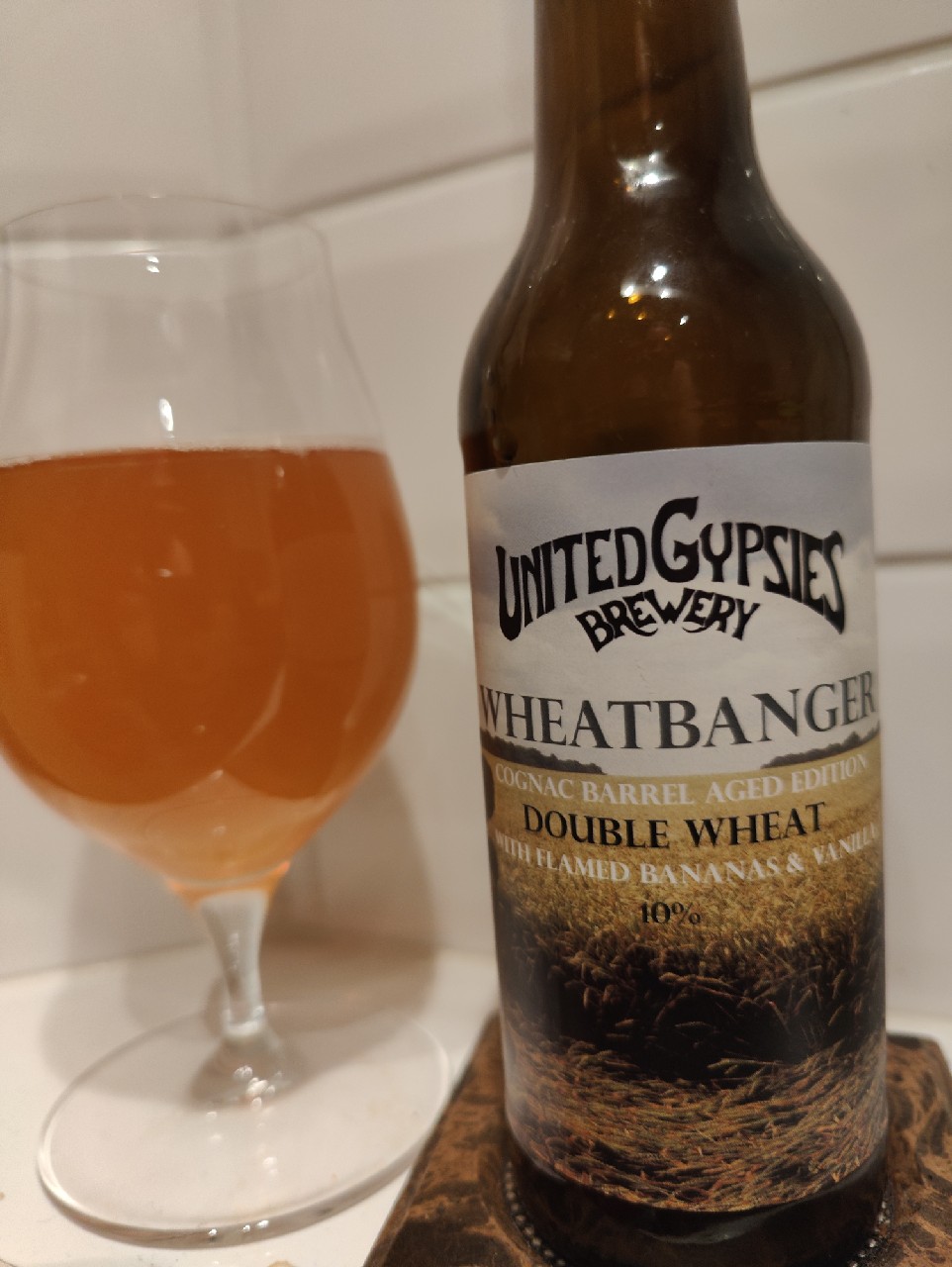Wheatbanger Double Wheat Cognac Barrel Aged With Flamed Bananas & Vanilla, Finland