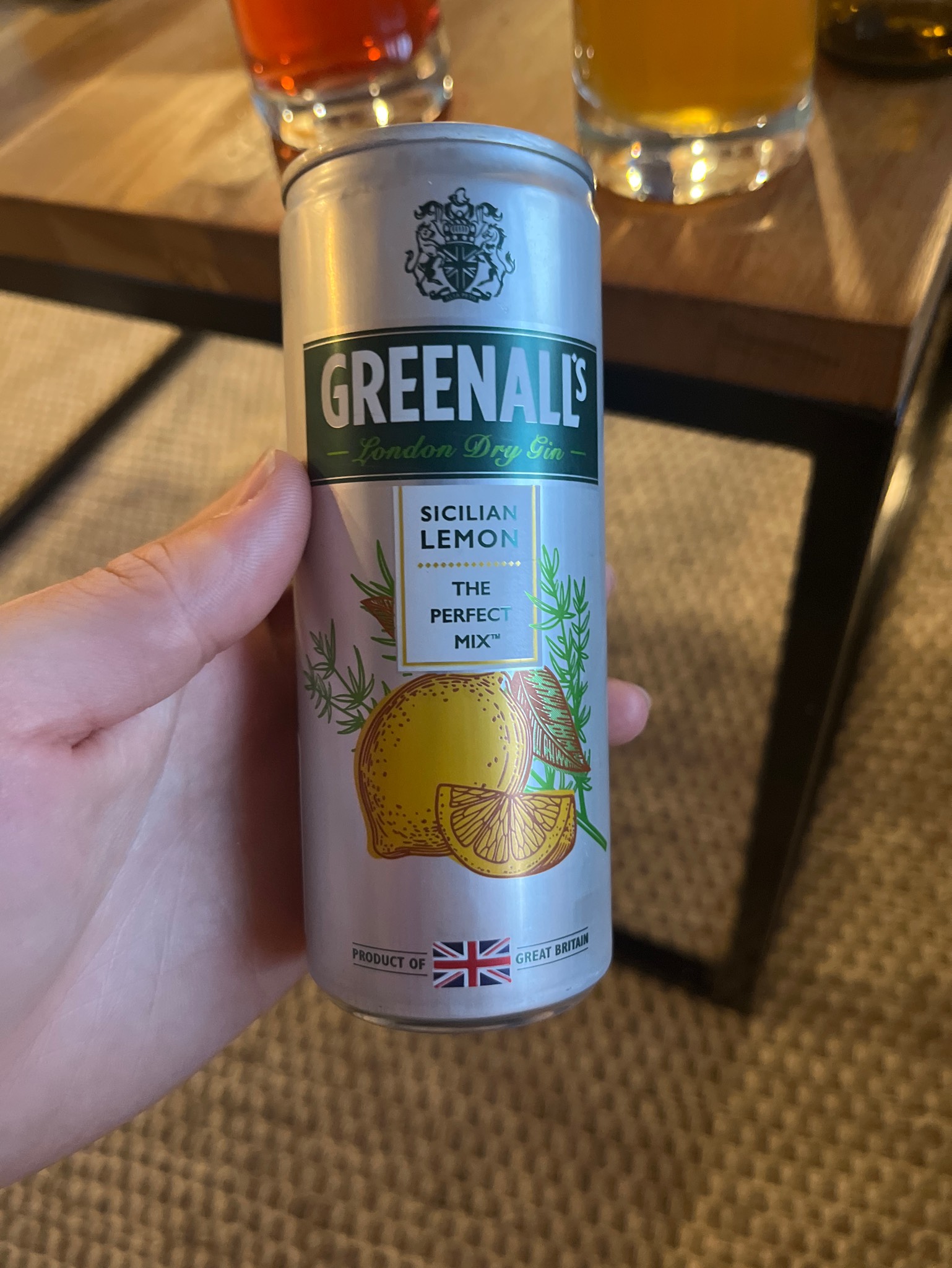 Greenall's Sicilian Lemon, England
