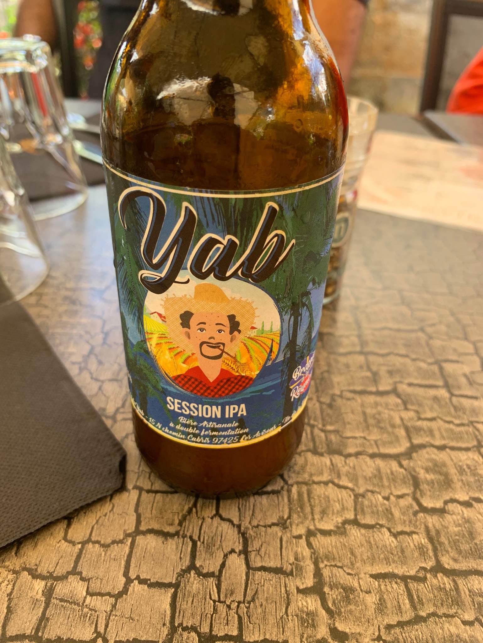 Yab Session IPA, Réunion