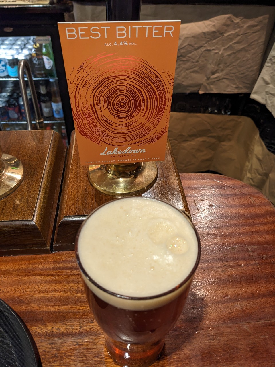 Lakedown brewing Co Best Bitter, England