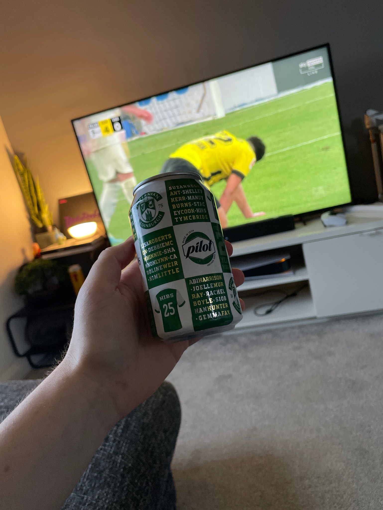 Hibs25 lager, Scotland