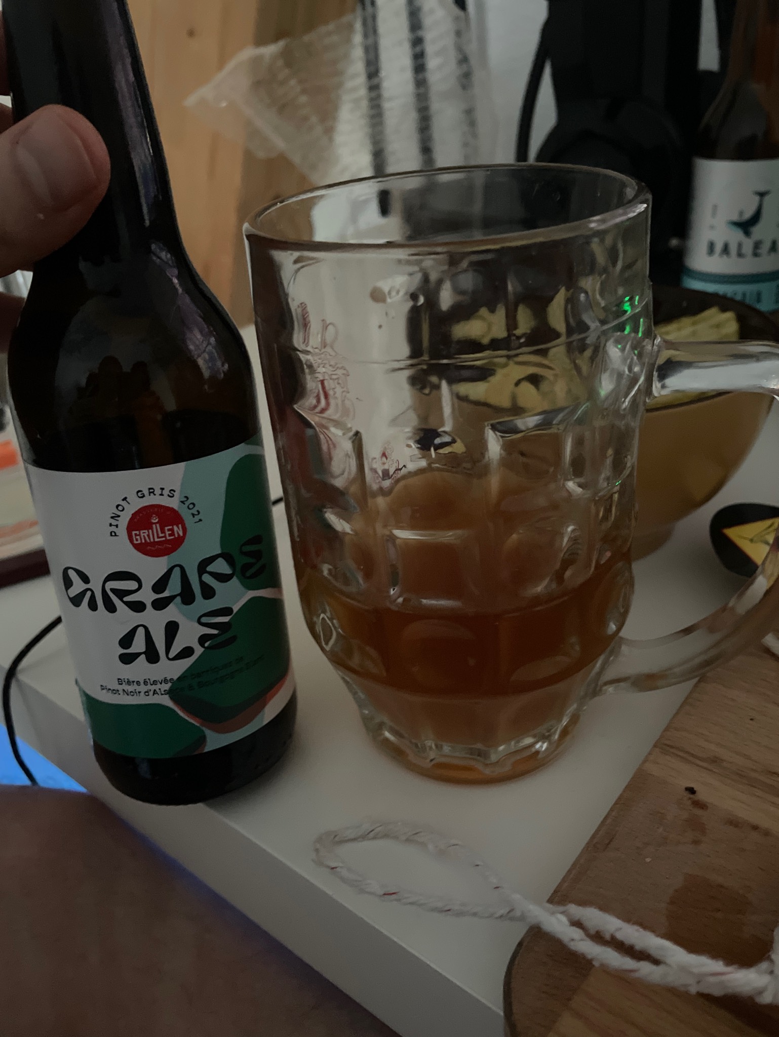 Grape Ale Pinot Gris 2021 BA Pinot Noir D'Alsace & Bourgogne Blanc, France