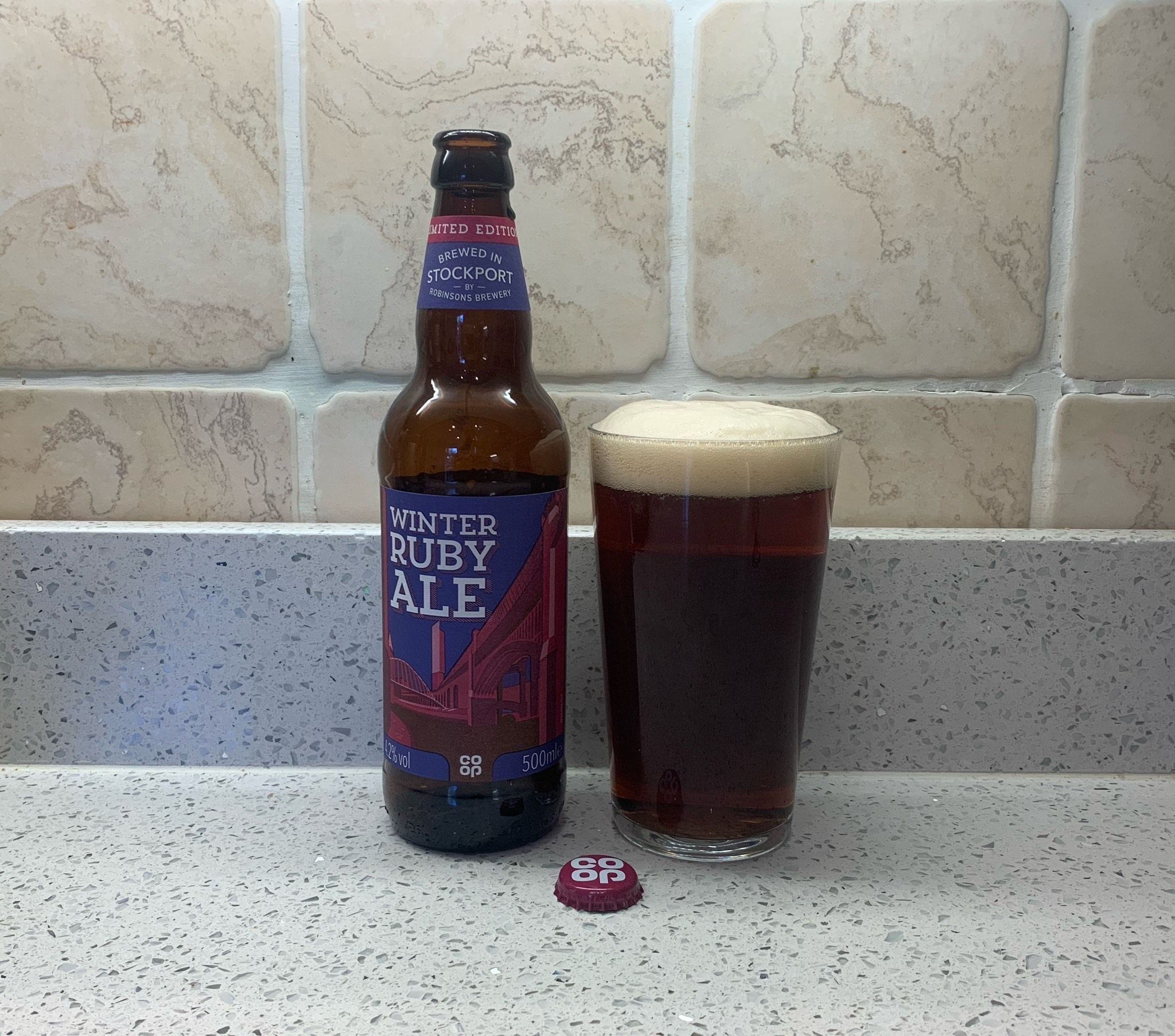 Winter ruby ale, England