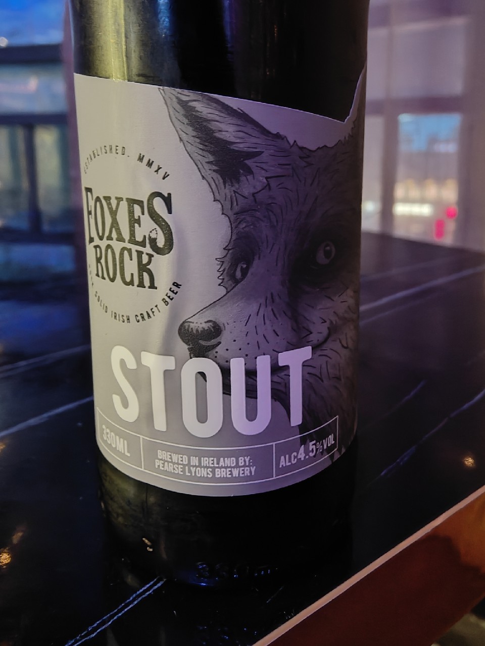 The Foxes Rock Stout, Northern Ireland