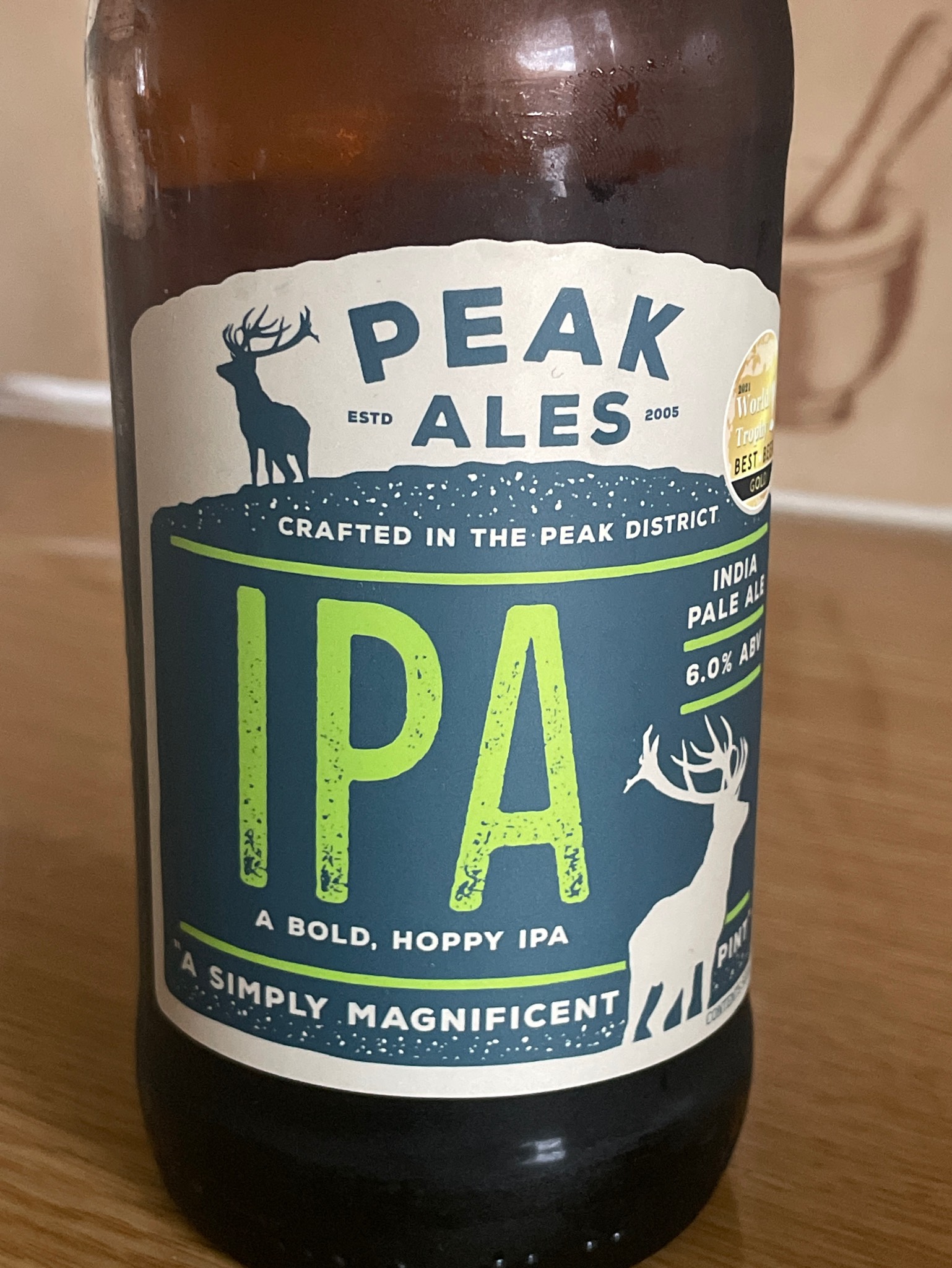 Peaks Ales IPA, England