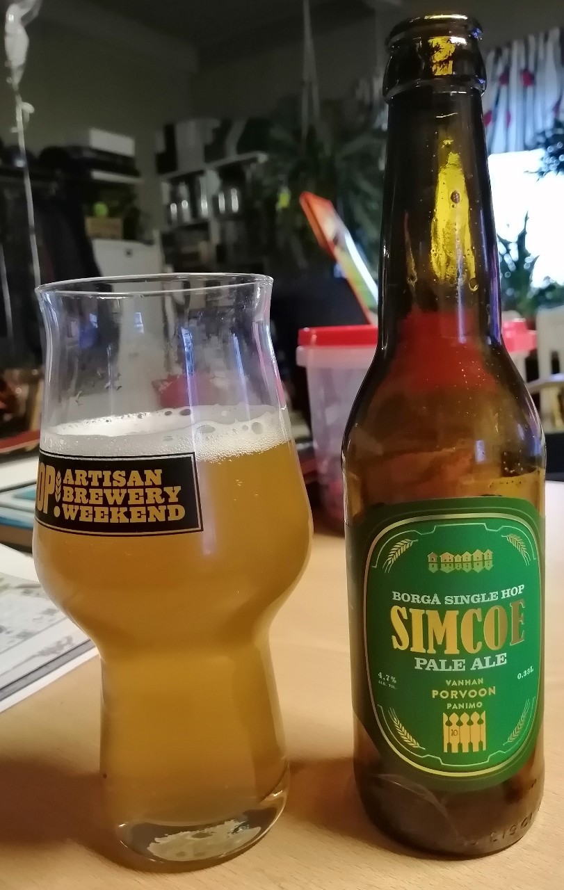 Borgå Single Hop Simcoe Pale Ale, Finland