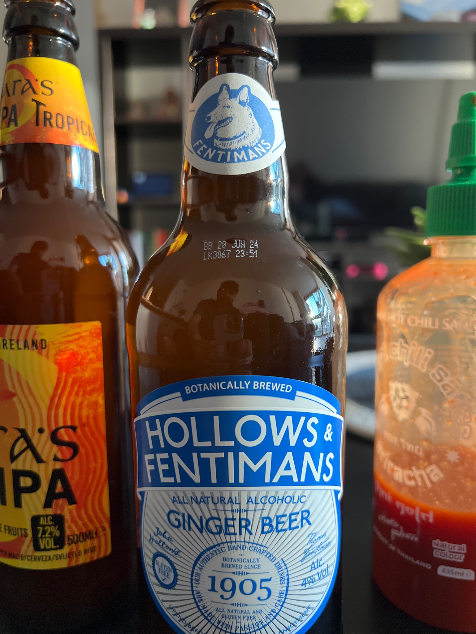 Hollows & Fentimans Ginger Beer, England
