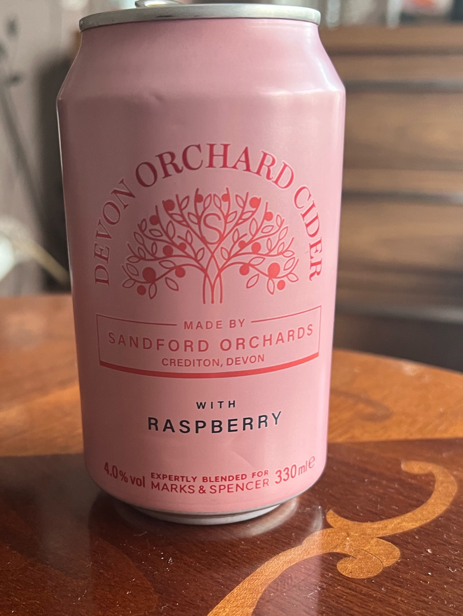 Devon Orchard Cider With Raspberry, England