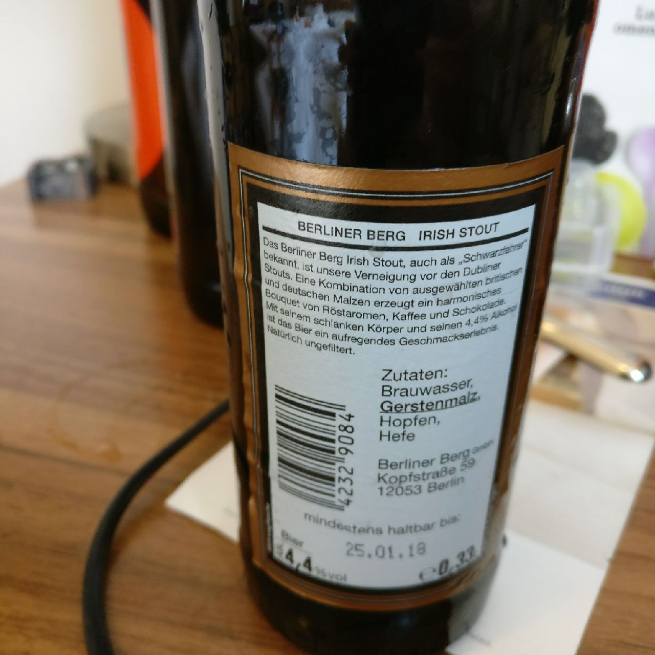 Berliner Berg Irish Stout, Germany