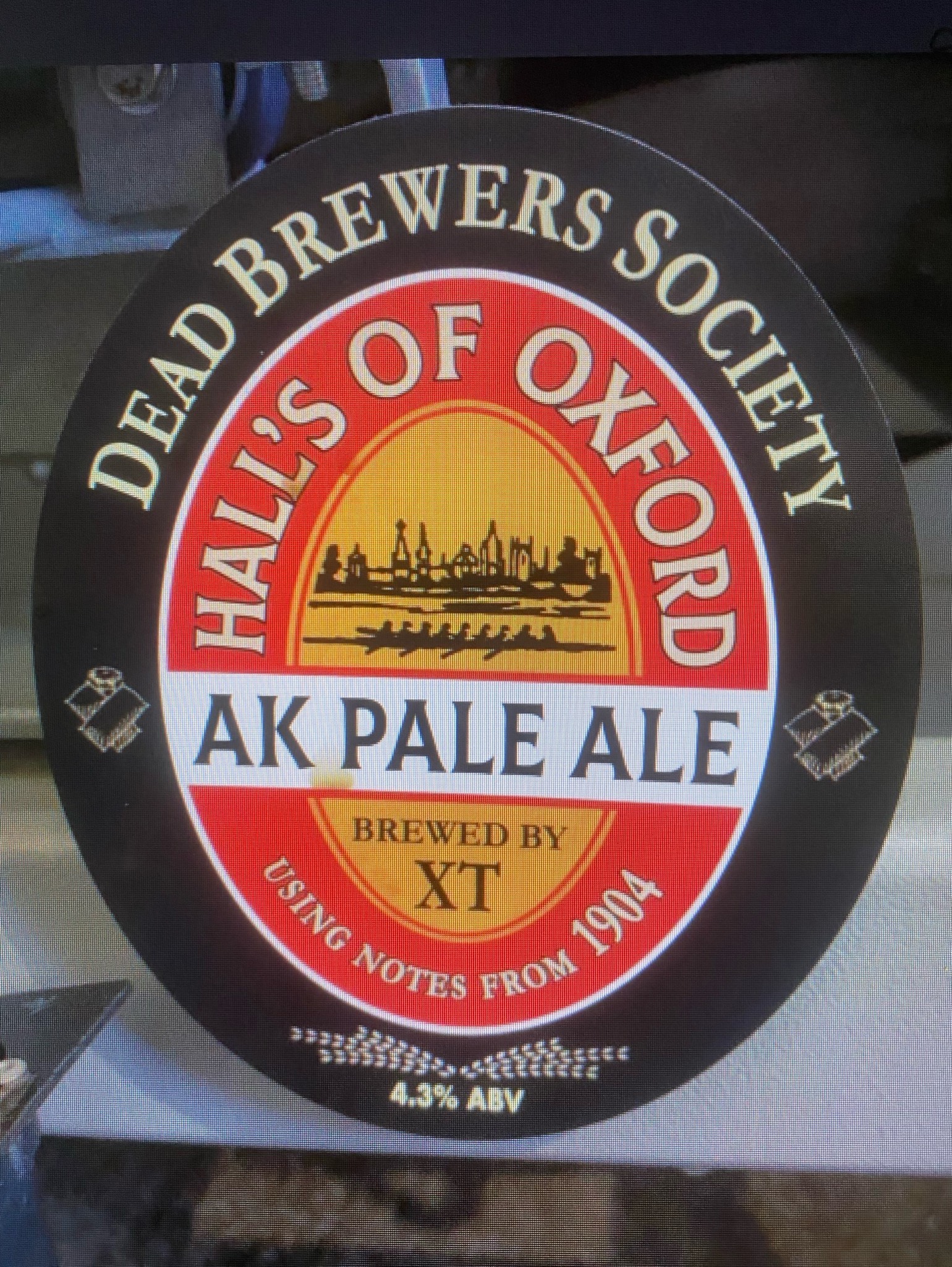 Hall's of Oxford AK Pale Ale, England
