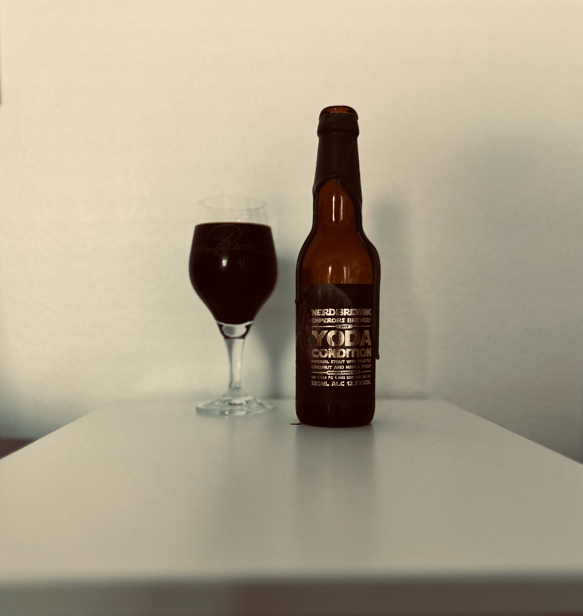 Yoda Condition Imperial Stout with Toasted Coconut and Maple Syrup Bourbon Barrel Aged 2023, Sweden