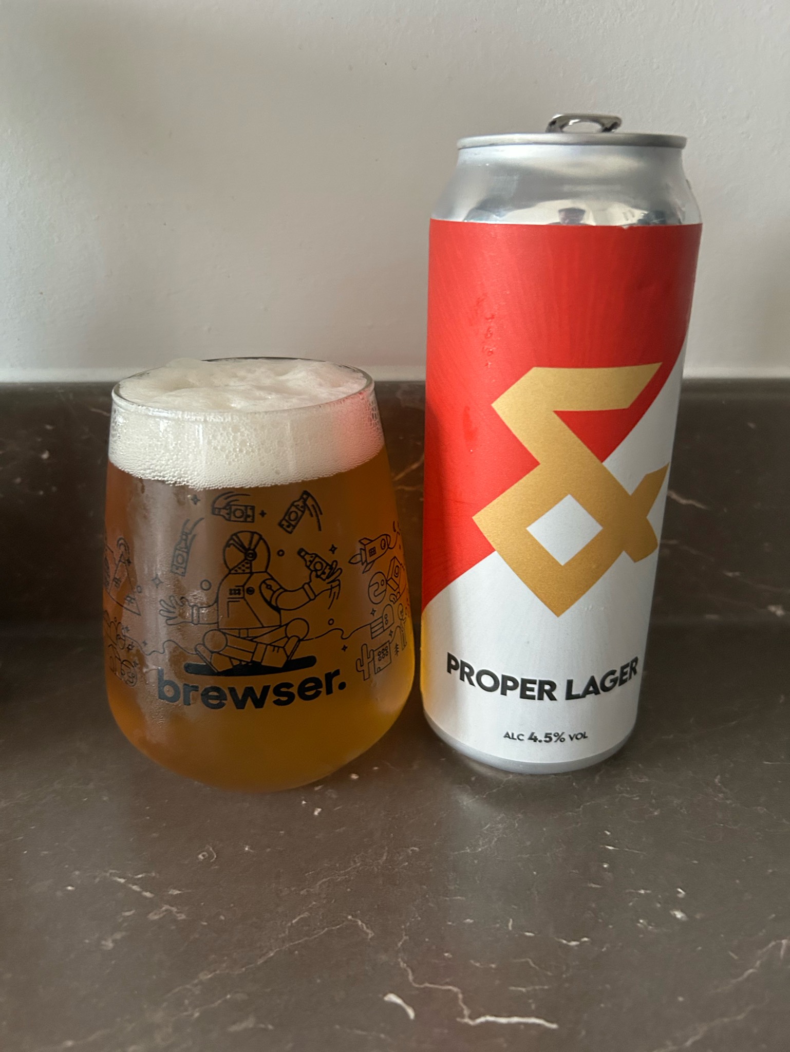 Proper Lager, England