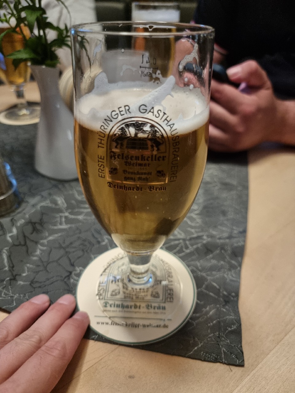 Felsenkeller Sommerbier, Gasthausbrauerei Felsenkeller Weimar