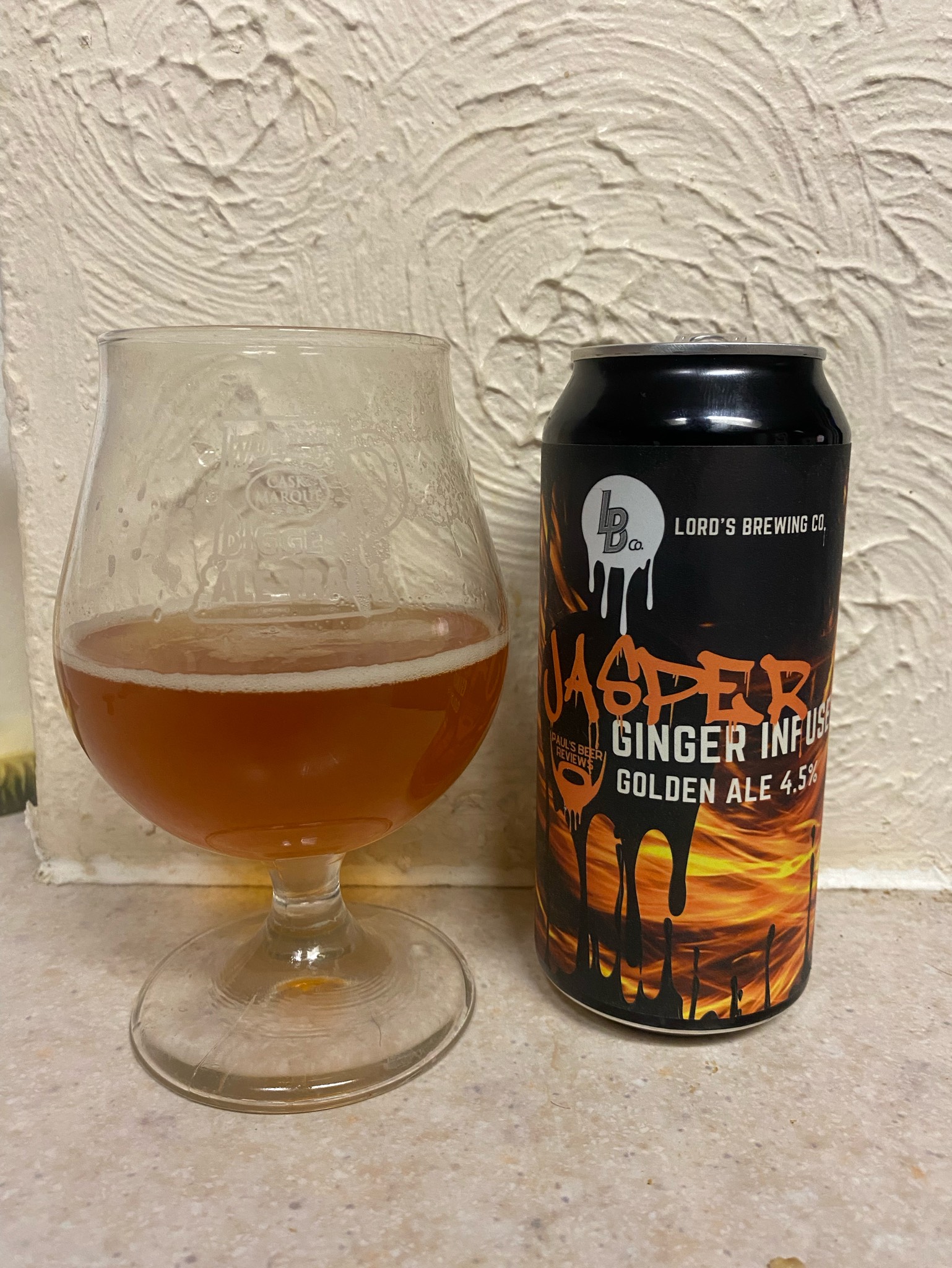 Jasper - Ginger Infused Golden Ale, England