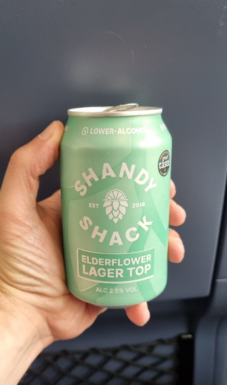 Elderflower lager top, England