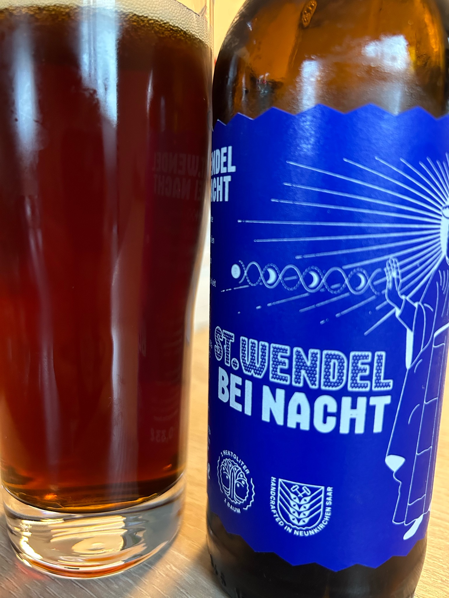 St. Wendel bei Nacht, Bach's