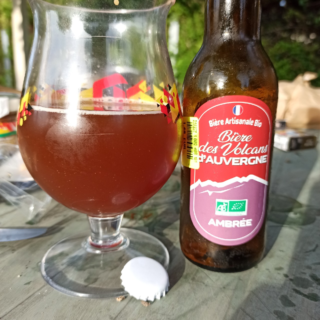 Bière Des Volcans D'Auvergne Ambrée, France