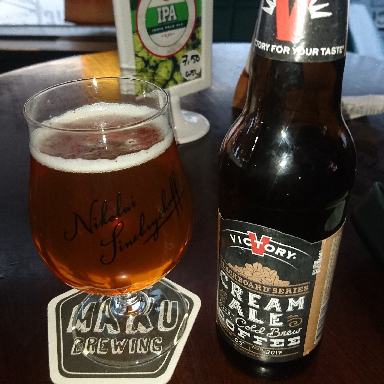 Blackboard Series #5 Cream Ale with Cold Brew Coffee, United States