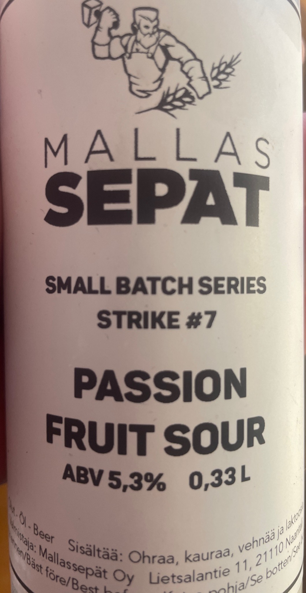 Small Batch Series: Strike #7 - Passion Fruit Sour, Finland