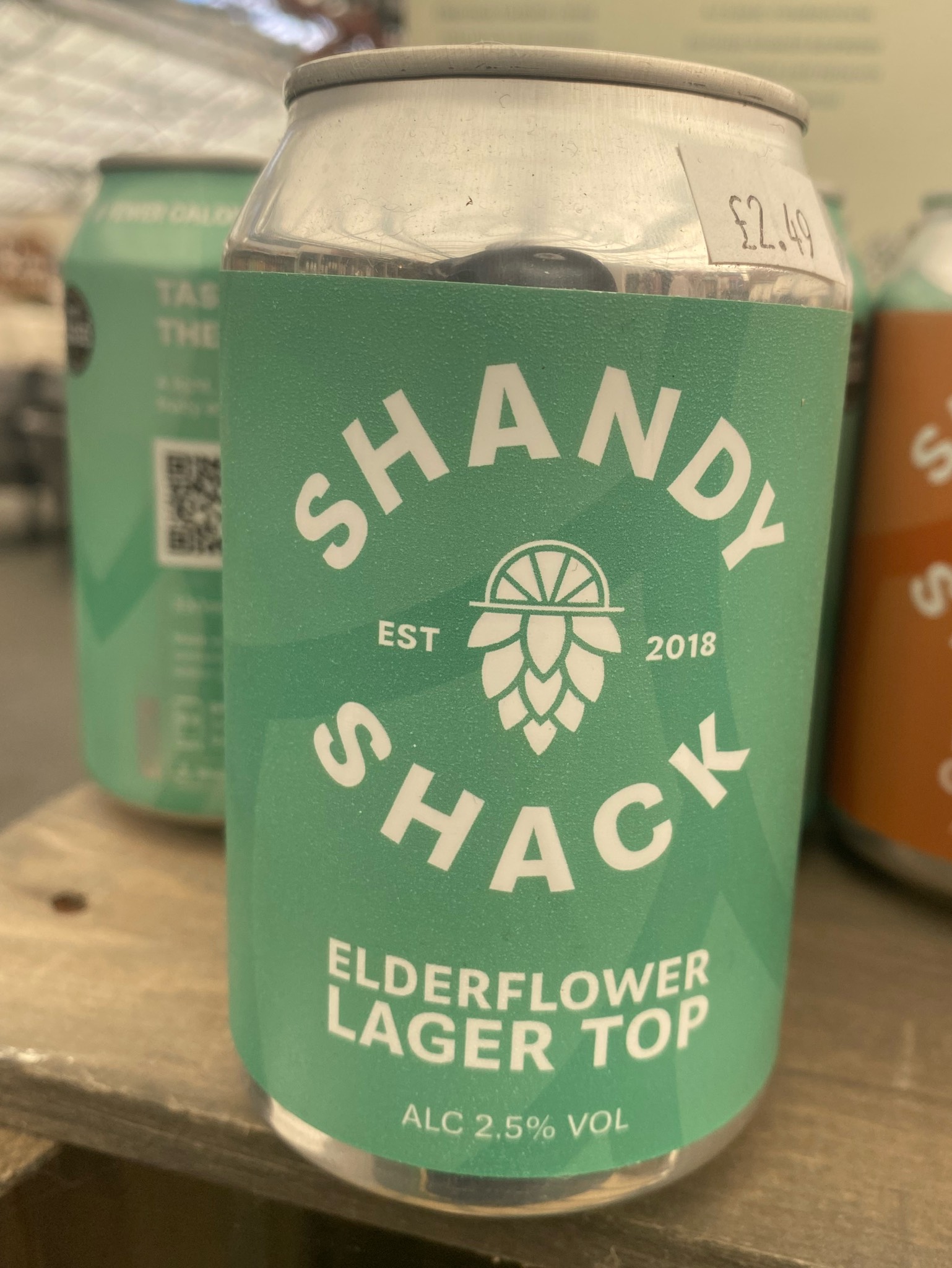 Elderflower lager top, England