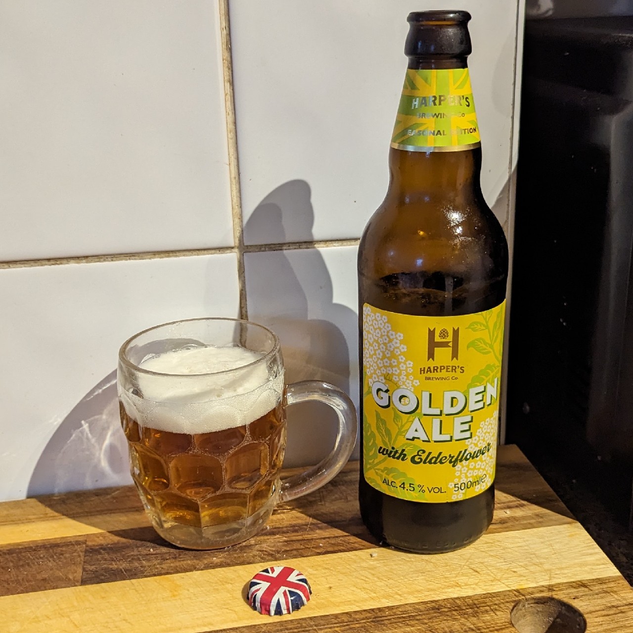 Golden Ale with Elderflower, England