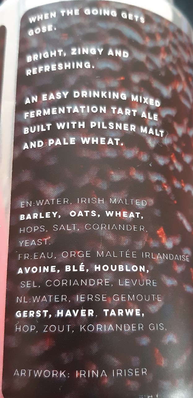 When The Going Gets Gose, Ireland