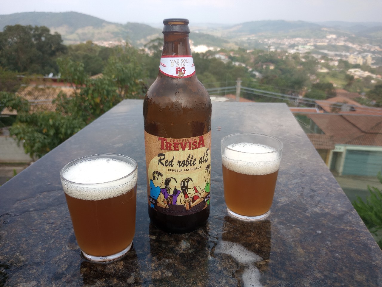 trevisa red roble ale - barrel aged, Brazil