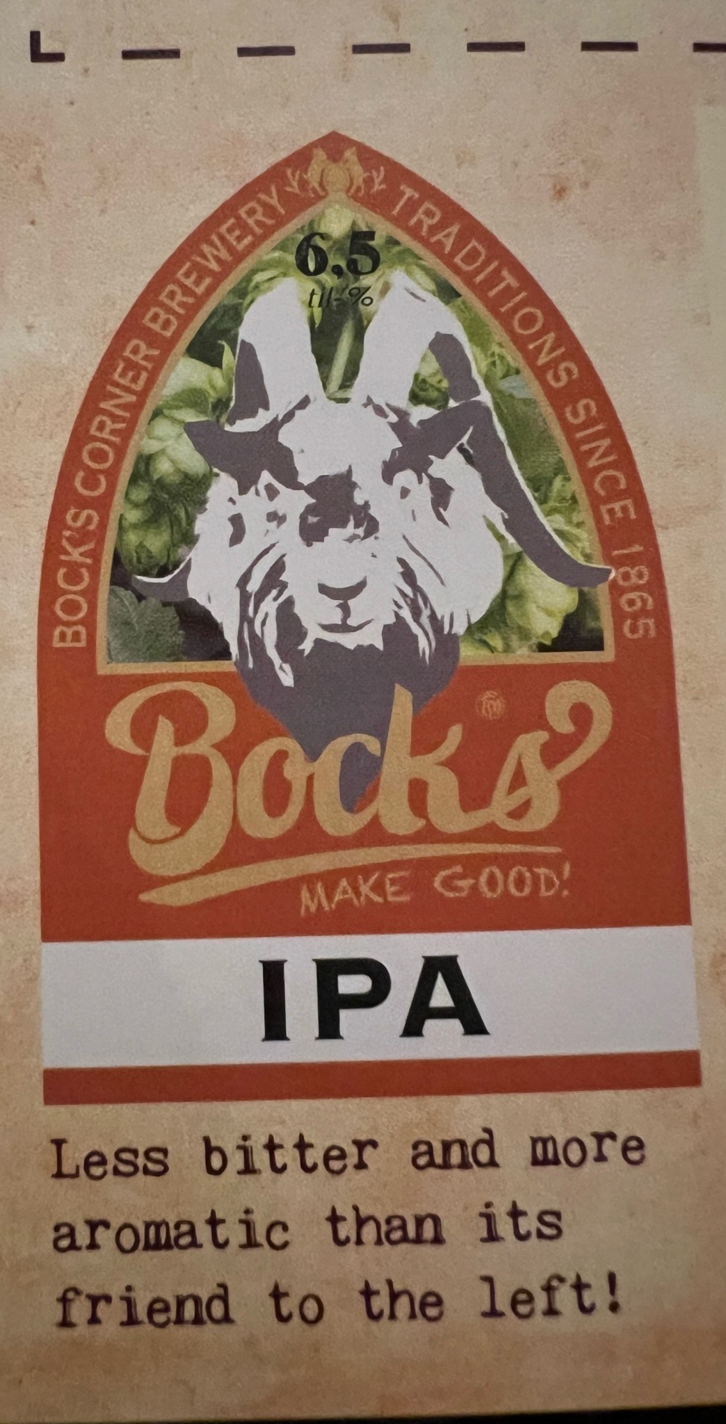Bock's IPA 5,0 %, Finland