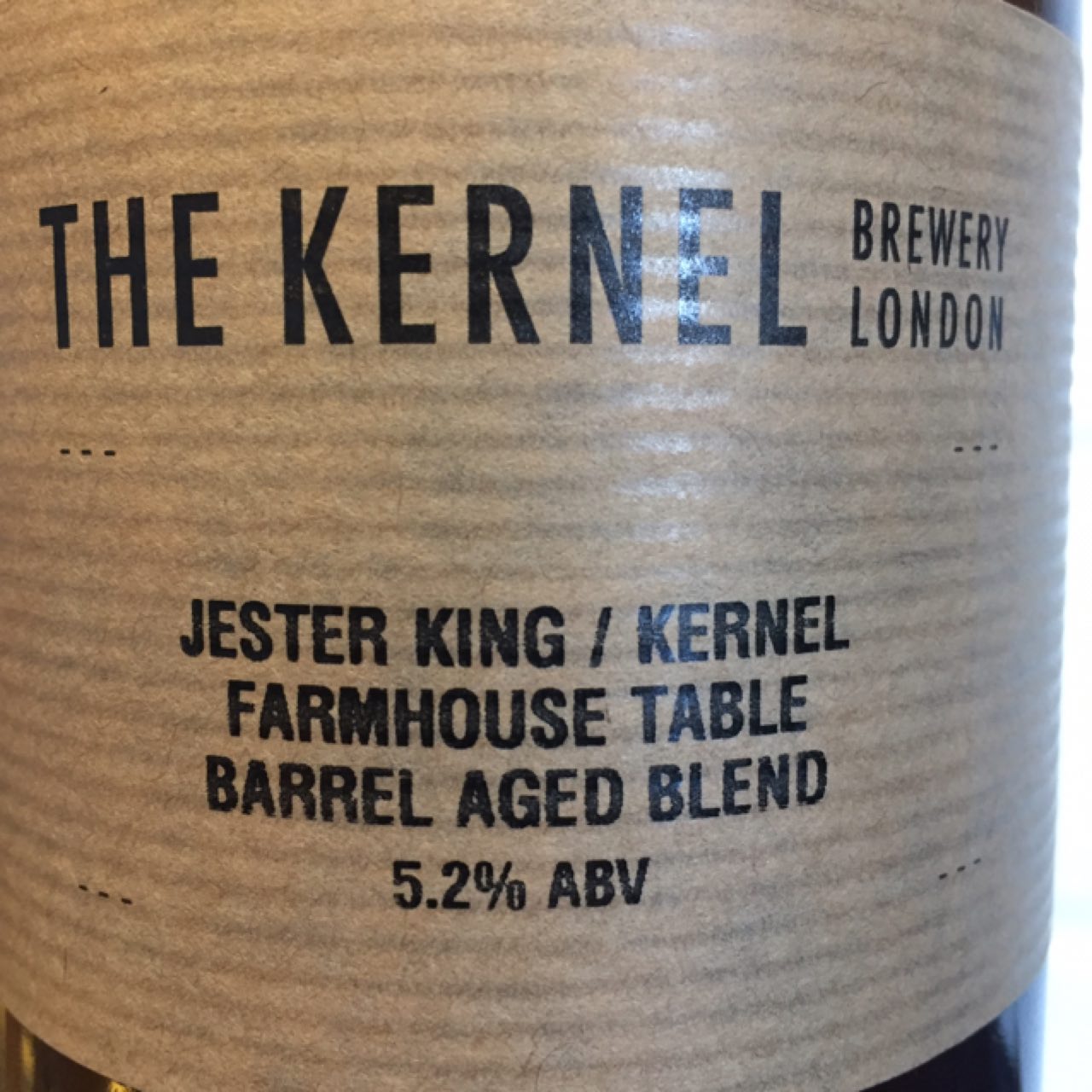 Jester King / Kernel Farmhouse Table Barrel Aged Blend, England
