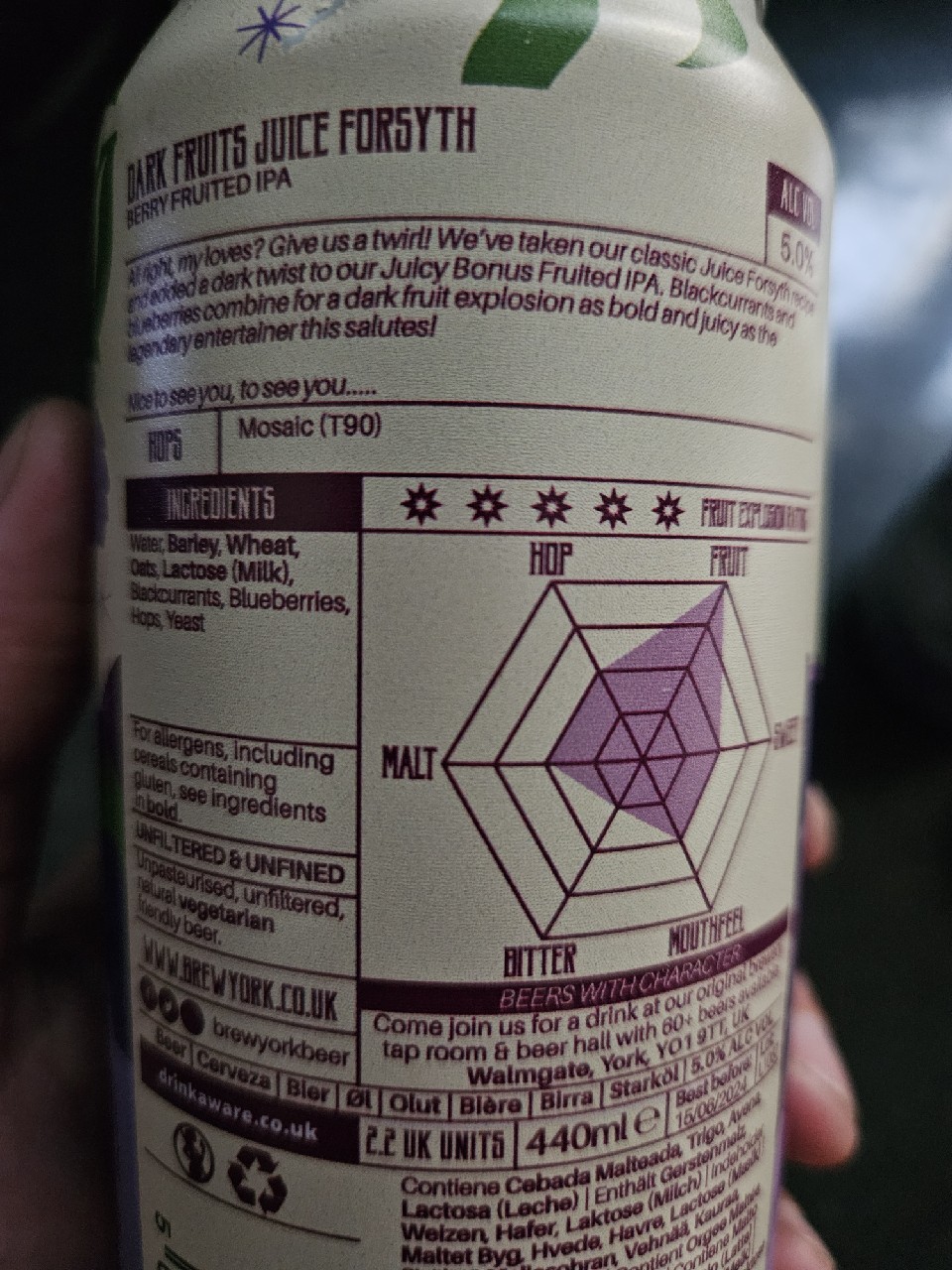 Dark Fruits Juice Forsyth, England