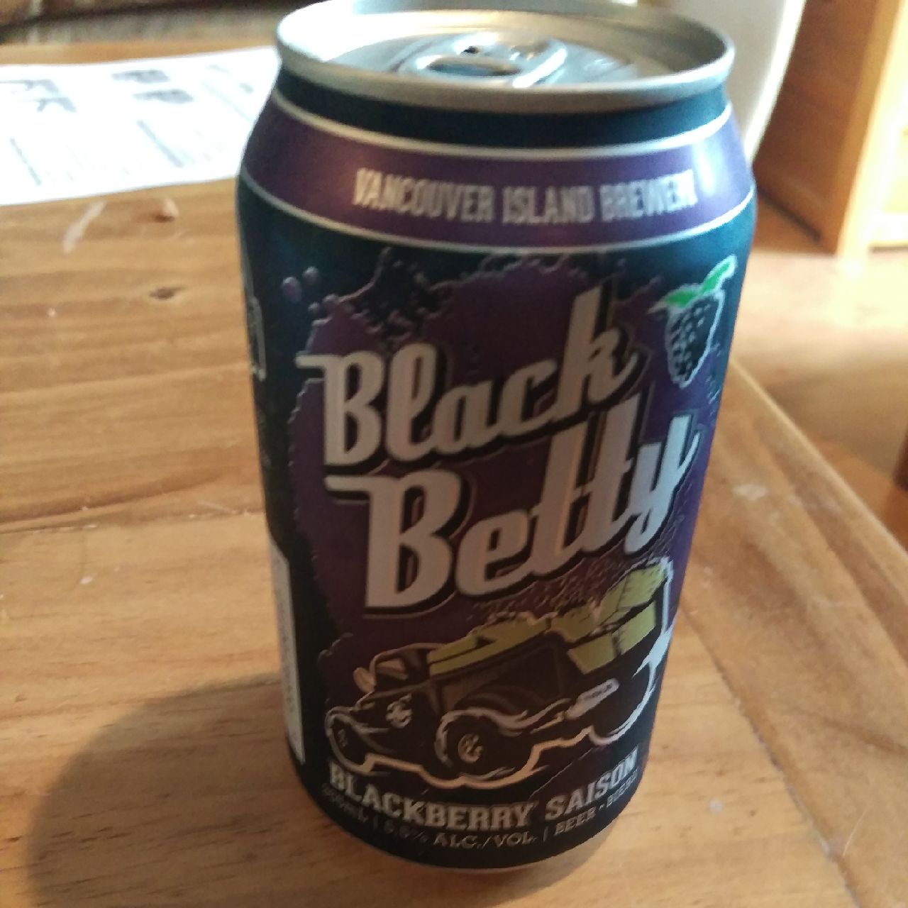 Black Betty Blackberry Saison, Canada