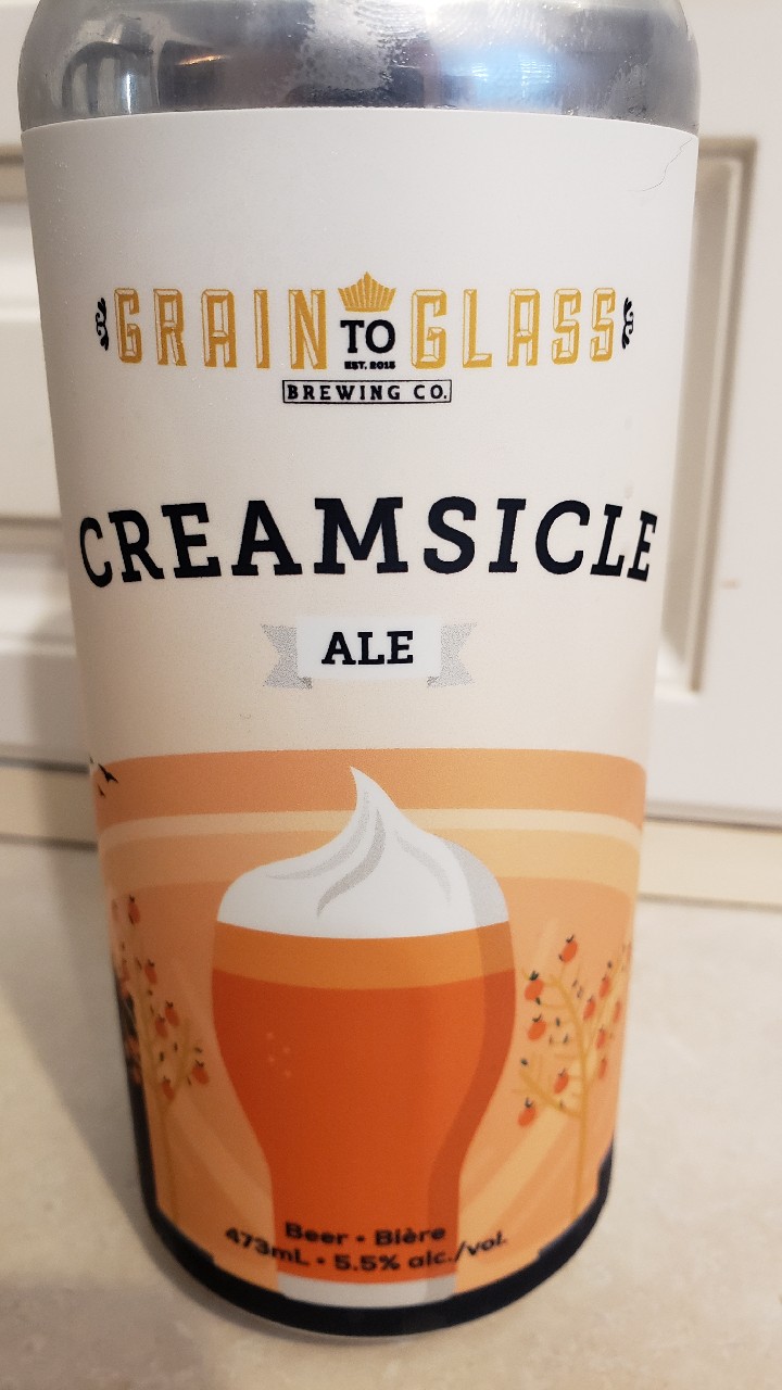 Creamsicle, grain to glass
