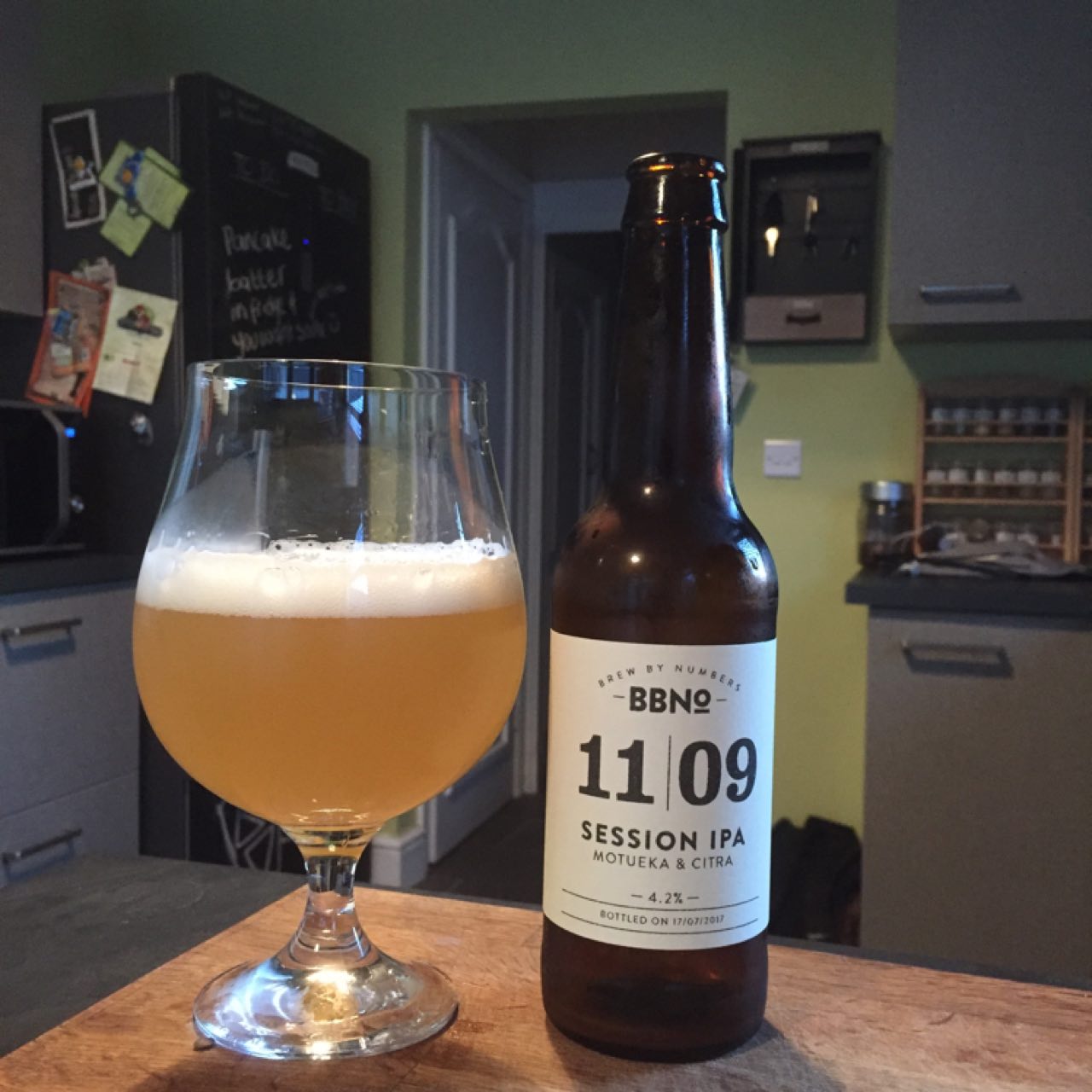 11|09 Session IPA - Motueka & Citra, England