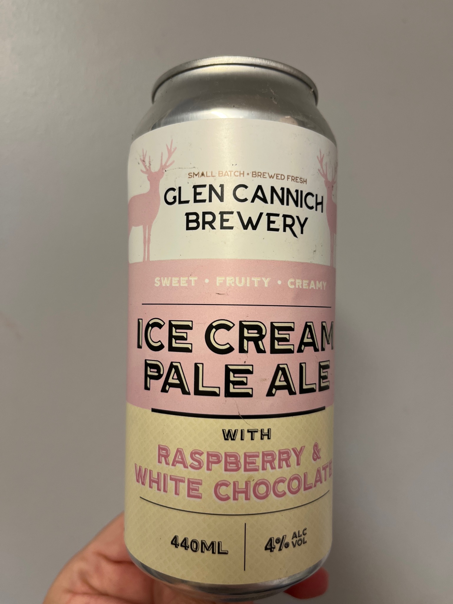 Ice Cream Pale Ale with Raspberry & White Chocolate, Northern Ireland