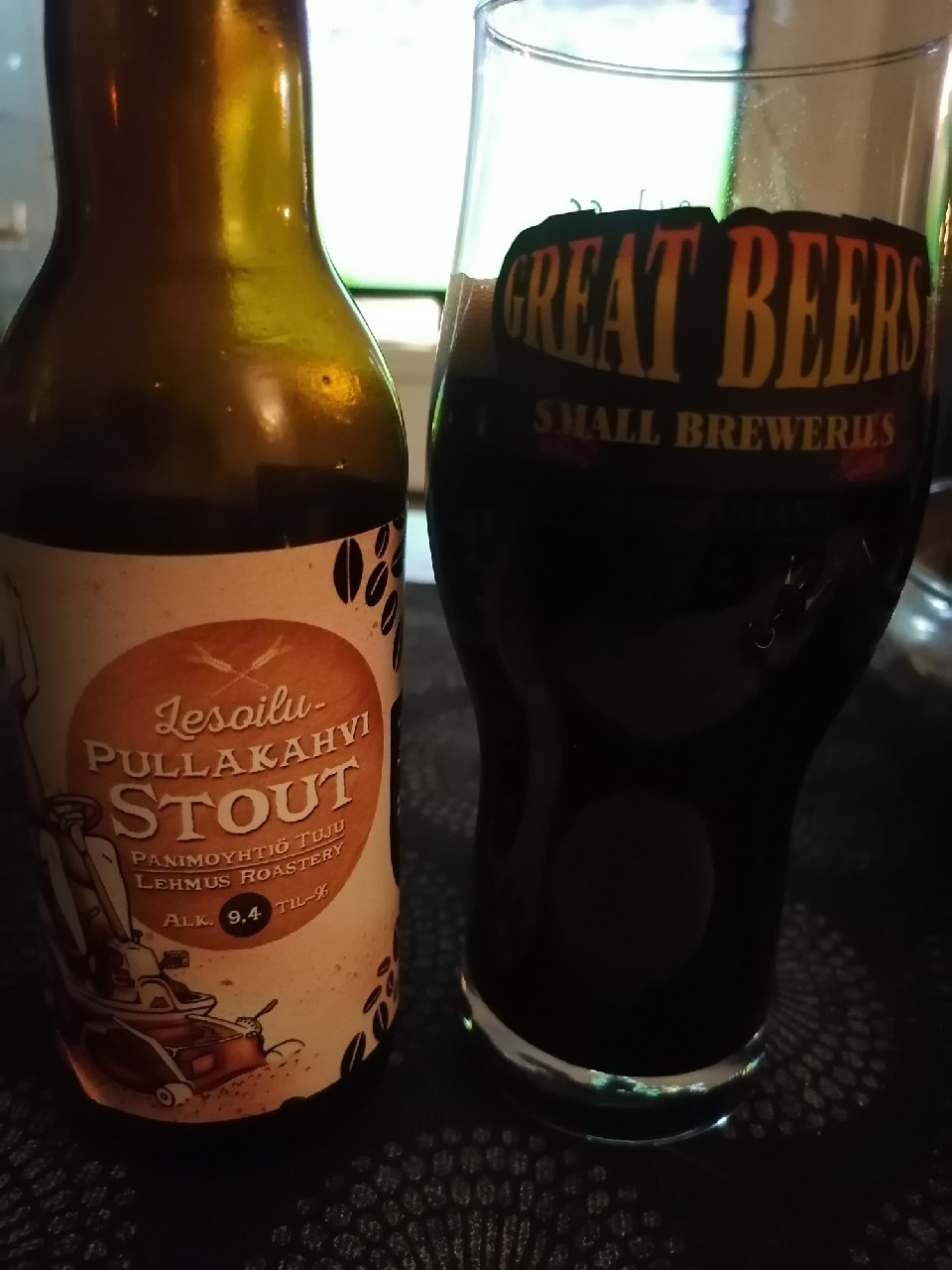 Lesoilu-Pullakahvi Stout 9,4%, Finland