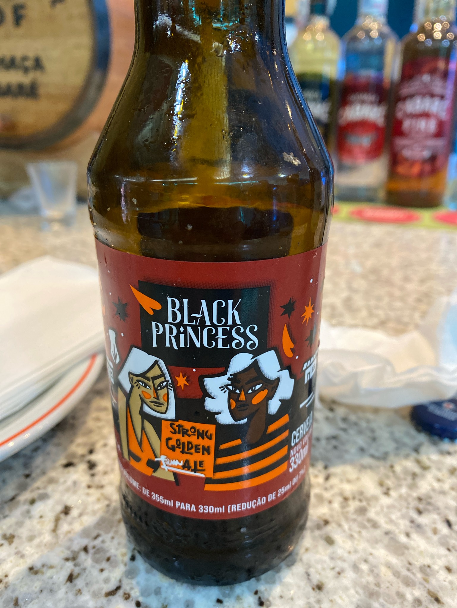 black princess strong golden ale, Brazil