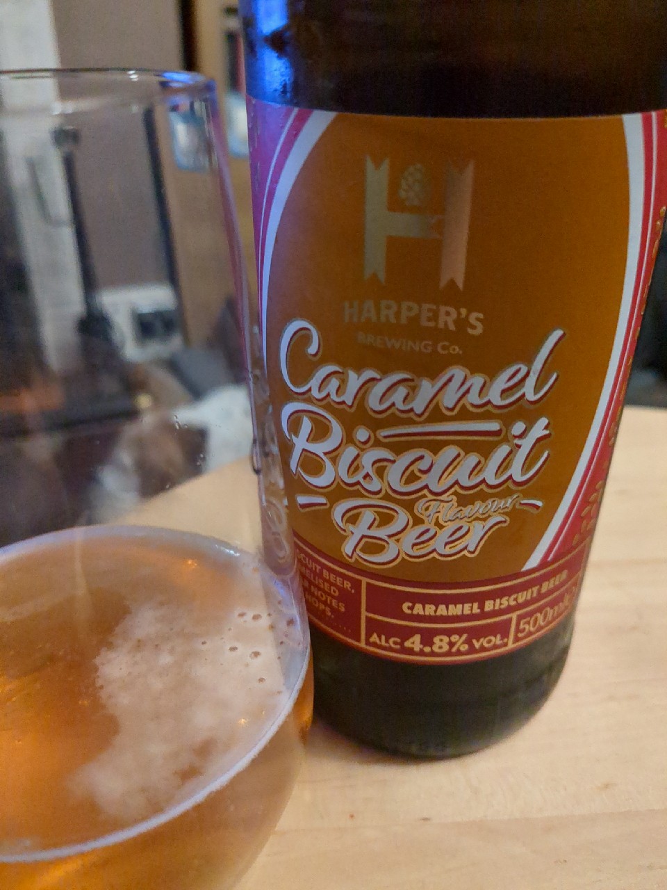 Caramel Biscuit Flavour Beer, England