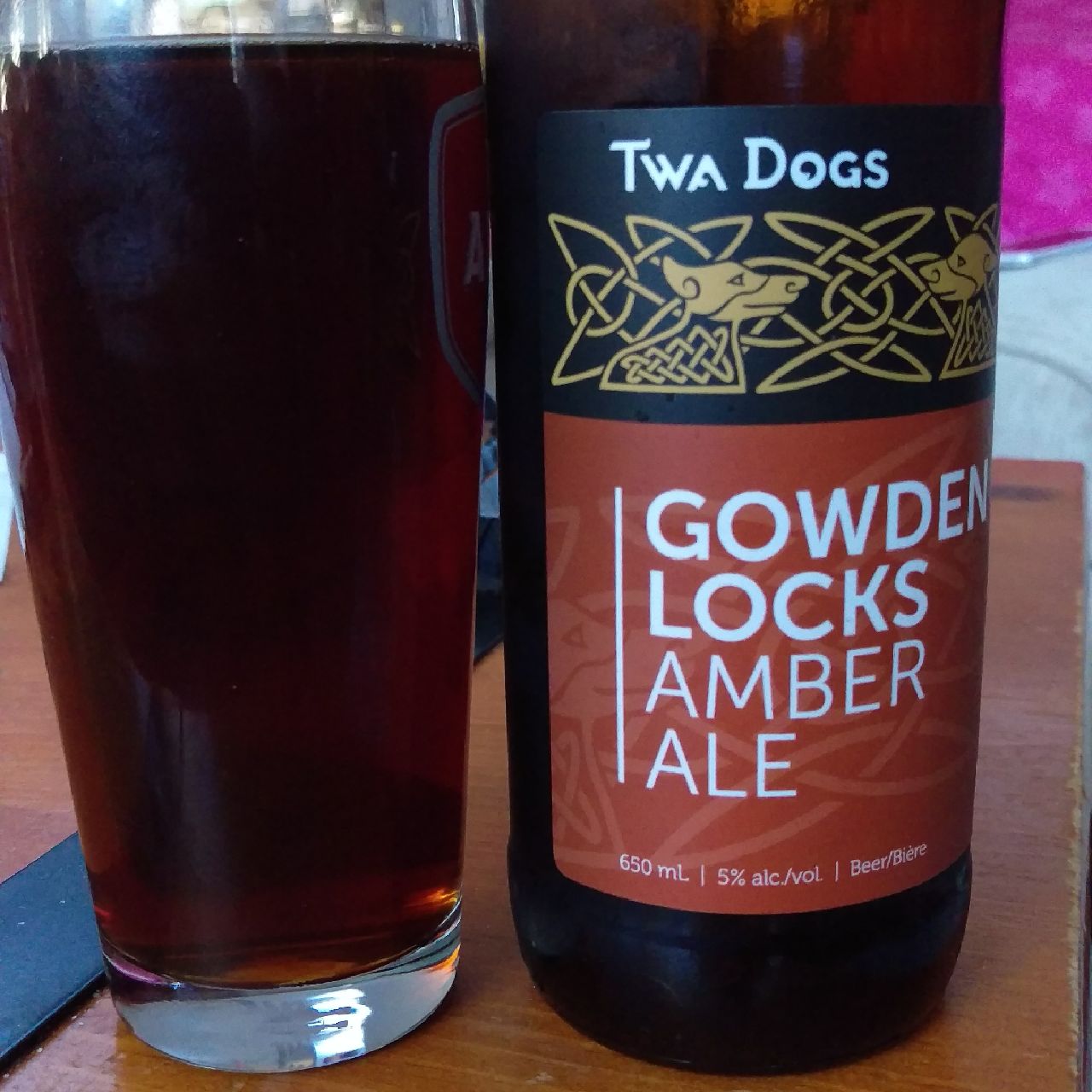 Gowden Locks Amber Ale, Canada