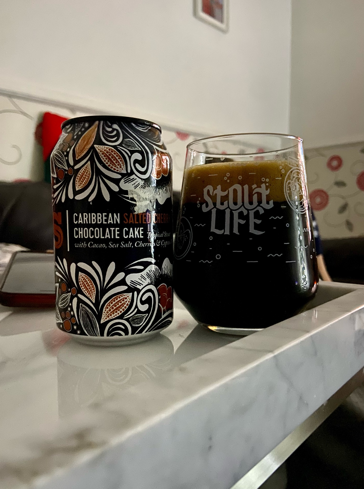 Caribbean Salted Cherry Chocolate Cake, England