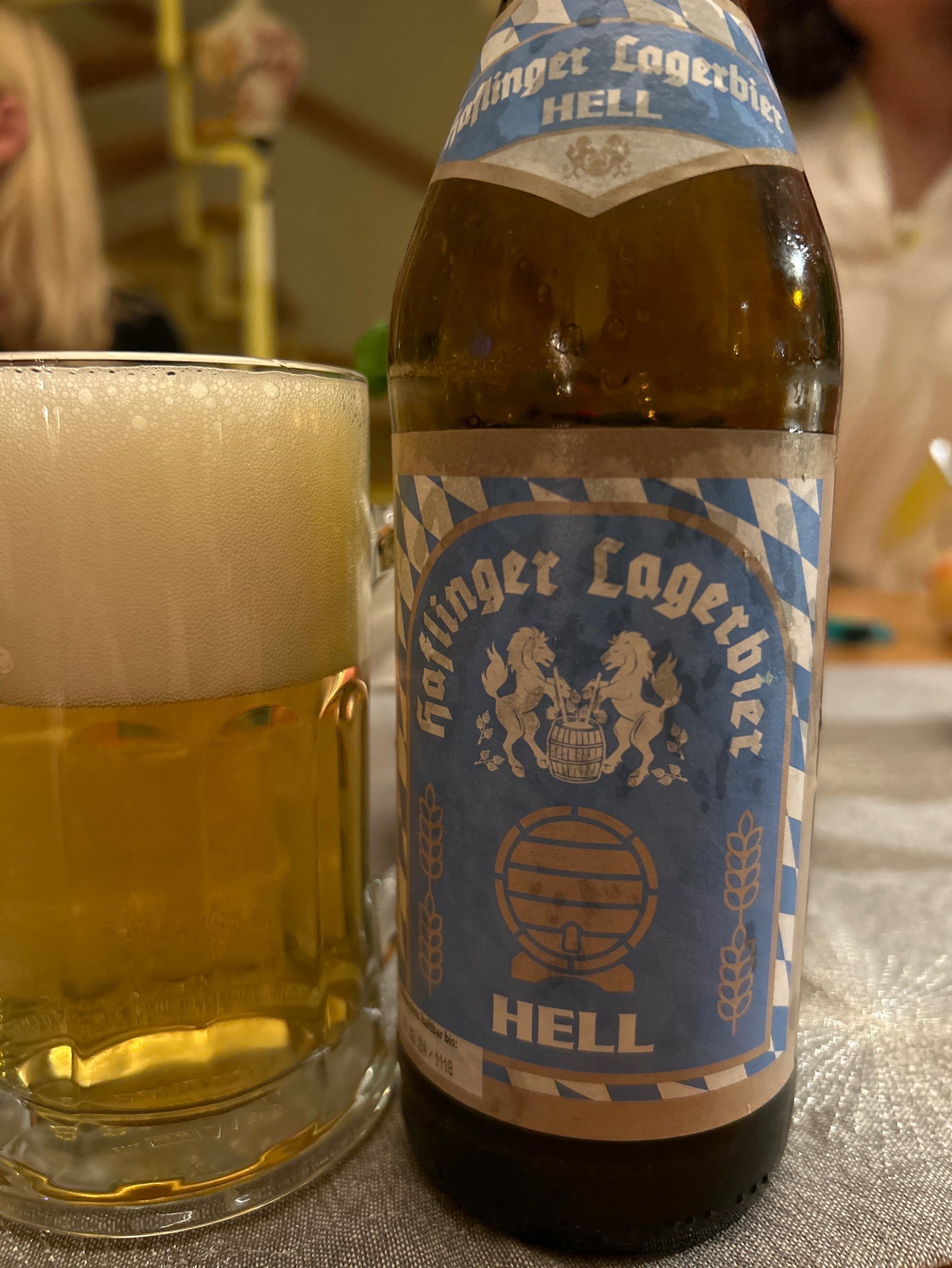Haflinger Lagerbier hell, Germany