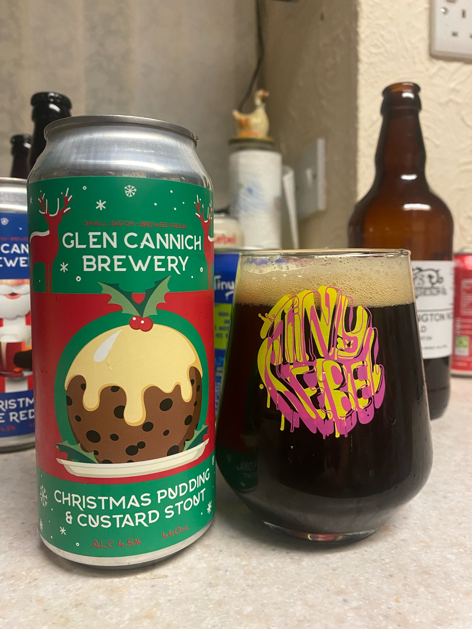 Christmas Pudding & Custard Stout, Glen Cannich Brewery