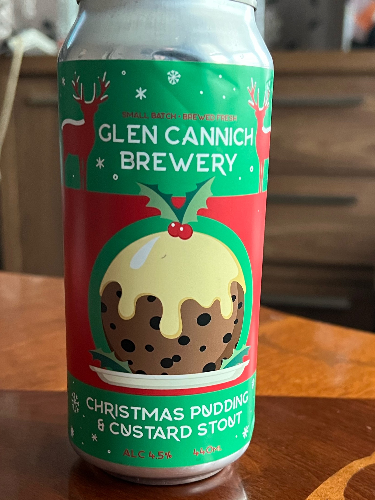 Christmas Pudding & Custard Stout, Glen Cannich Brewery