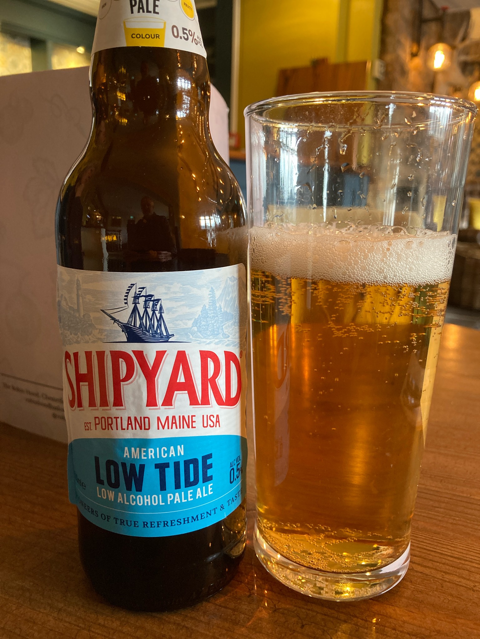 Shipyard American Low Tide Pale Ale, United States