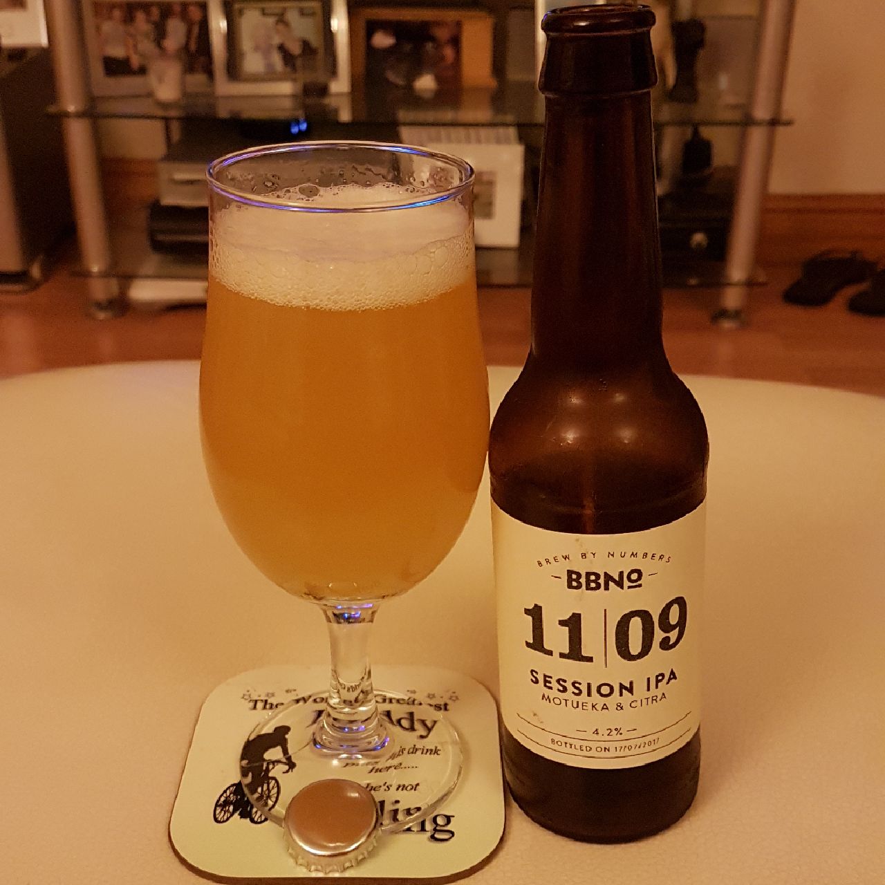 11|09 Session IPA - Motueka & Citra, England