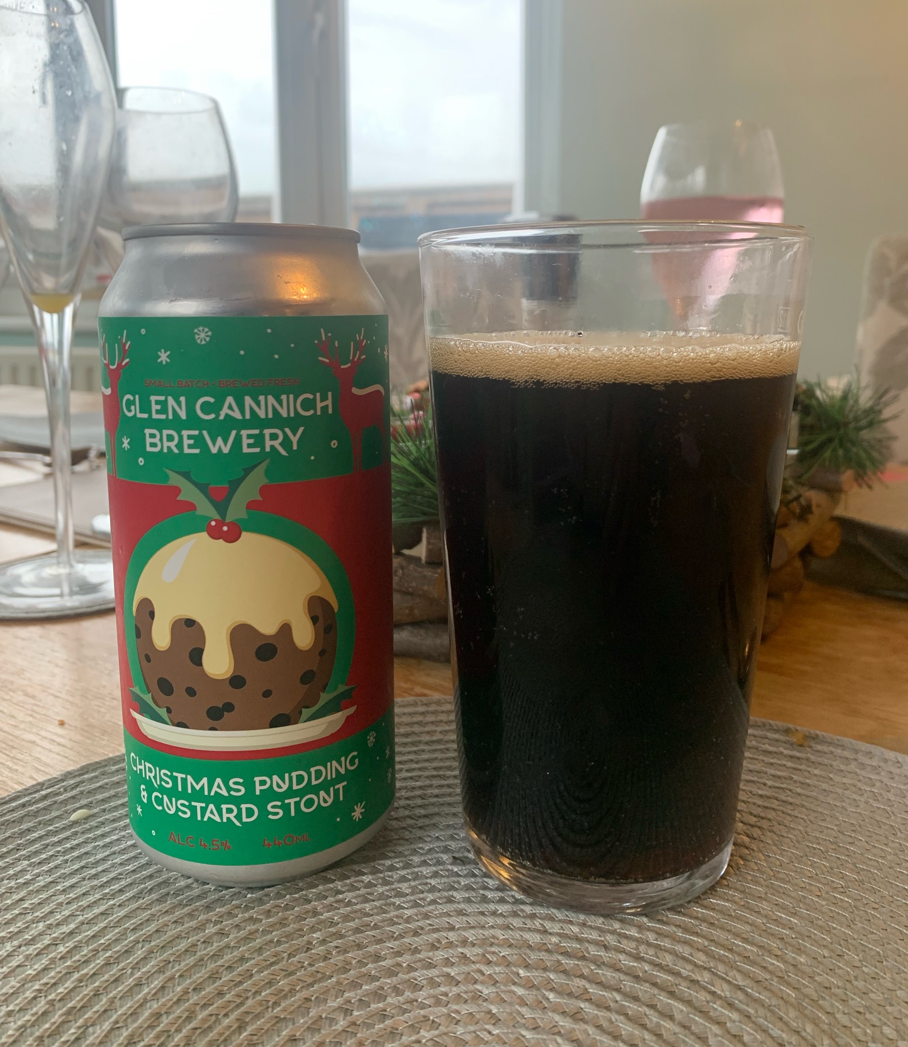 Christmas Pudding & Custard Stout, Glen Cannich Brewery