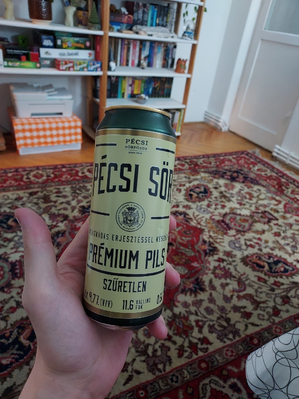 Pécsi Sör Prémium Pils Szűretlen, Hungary